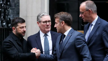 Фотография к новости: Еуропа басшылары Зеленскиймен бейбітшілік жоспарын талқылады