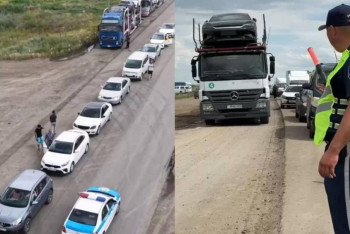 Фотография к новости: Қазақстанда көліктер өткізу бекеттерінен 10 минутта өтетін болады