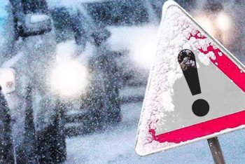 Фотография к новости: Боран, көктайғақ: Республикалық маңызы бар жолдарда көлік қозғалысы шектелді