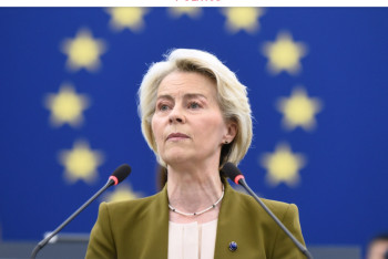 Фотография к новости: Фон дер Ляйен Трампты еуропалық демократияға араласпауға шақырды