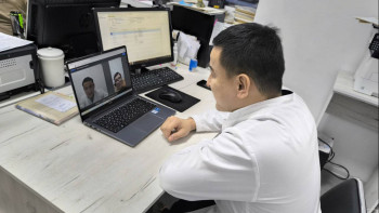 Фотография к новости: «Онлайн медицина»: Ауыл тұрғындарына  қашықтан 40 мыңға жуық қызмет көрсетілді