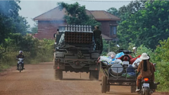 Фотография к новости: Камбоджа Таиландты улы газ шашты деп айыптады