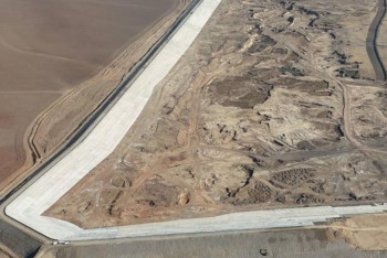 Фотография к новости: Түркістан облысында жаңа екі су қоймасының құрылысы аяқталуға жақын