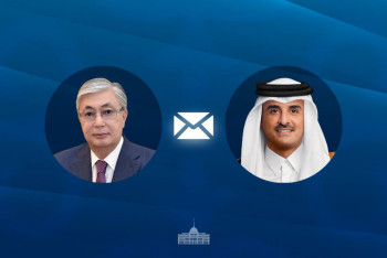 Президент Қатар Әміріне құттықтау жеделхатын жолдады