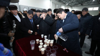 Фотография к новости: Құрық ауылында жаңа су тұщыту зауыты іске қосылды