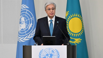 Фотография к новости: Мемлекет басшысы БҰҰ университетінде дәріс оқыды