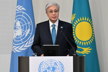 Фотография к новости: Мемлекет басшысы БҰҰ университетінде дәріс оқыды