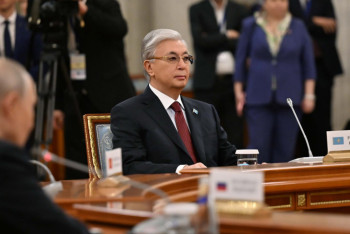 Фотография к новости: Президент ТМД басшыларының бейресми кездесуіне қатысты