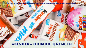 Фотография к новости: «Kinder» өнімі қауіпті ме? – Денсаулық сақтау министрлігі жауап берді
