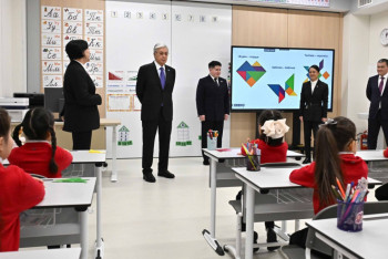 New Generation School Astana: Президент білім беру мекемесінің жұмысымен танысты