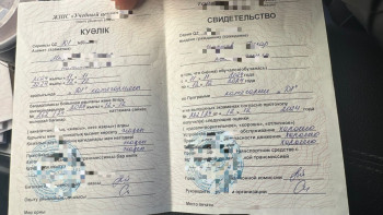 Фотография к новости: Ақтөбеде көлік құжаттарын заңсыз рәсімдеген әйел ұсталды