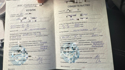 Ақтөбеде көлік құжаттарын заңсыз рәсімдеген әйел ұсталды