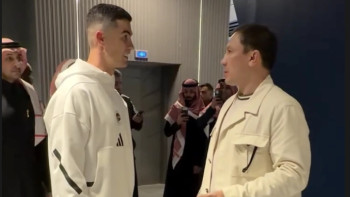 Фотография к новости: Геннадий Головкин Криштиану Роналдумен кездесті