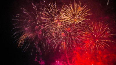 Астанада жаңа жылдық отшашу екі жерде ұйымдастырылды