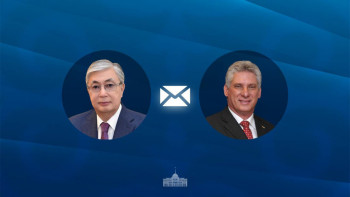 Фотография к новости: Мемлекет басшысы Куба президентіне құттықтау жеделхатын жолдады