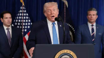 Фотография к новости: Трамп: АҚШ Венесуэлаға екінші, ауқымды шабуыл жасауға дайын