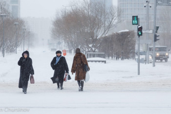 Фотография к новости: Боран мен көктайғақ: Қазақстанның бірқатар өңірінде дауылды ескерту жарияланды