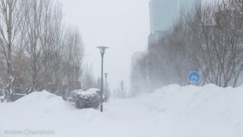 Фотография к новости: Қар мен қатты жел: Қазақстанның қай өңірлерінде дауылды ескерту жарияланды?