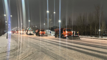 Фотография к новости: Астанада қар тазалауға 1,6 мыңнан астам арнайы техника жұмылдырылды