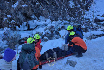 Фотография к новости: Алматы тауларында Қатардан келген турист жарақаттанды