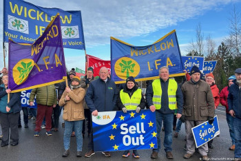 Ирландияда фермерлер Mercosur сауда келісіміне қарсы наразылыққа шықты