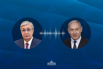 Фотография к новости: Нетаньяху Тоқаевқа Ибраһим келісімі үшін ризашылығын білдірді