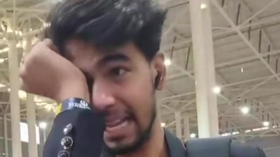 Жылап, видеоға түсірген: Шымкентте үндістандық студентпен болған жанжал желіге тарады