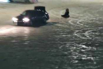 Көкшетауда үрмелі шанадағы адамды көлікпен сүйреткен жүргізуші жазаланды