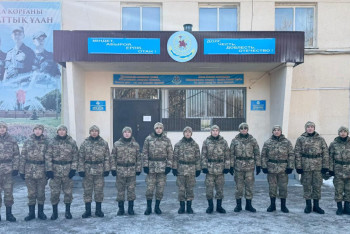 Мектеп партасынан әскери сапқа: 12 сыныптас Ұлттық ұланда бірге қызмет етуде