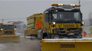 Фотография к новости: 7 см қар түсті: Алматы әкімдігі көлік жүргізушілеріне жүгініп, мәлімдеме жасады