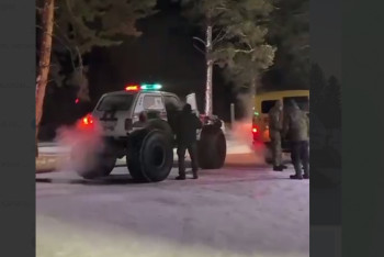 Фотография к новости: Абай облысында жедел жәрдем көлігі қар құрсауында қалды