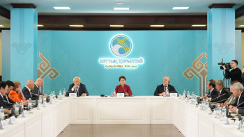 Фотография к новости: Ұлттық құрылтай: Қызылордада жұмыс секцияларының отырысы өтіп жатыр