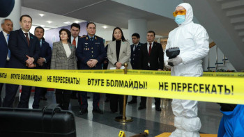 Фотография к новости: Жасанды интеллект пен дрондар: Астанада заманауи криминалистика көрсетілді