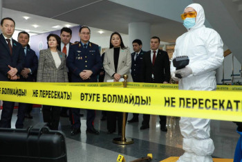 Фотография к новости: Жасанды интеллект пен дрондар: Астанада заманауи криминалистика көрсетілді