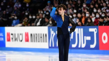 Фотография к новости: Мәнерлеп сырғанау: Михаил Шайдоров Бейжің чемпионатындағы өнерін аяқтады