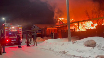 Фотография к новости: БҚО-да жантүршігерлік өрт: Үйден үш адамның мәйіті табылды