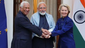 Фотография к новости: Үндістан мен Еуропалық одақ тарихи сауда келісіміне қол жеткізді