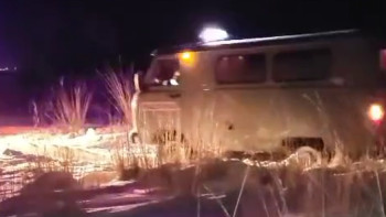 Фотография к новости: Ақтөбе облысында жедел жәрдем көлігі қарға батып қалды