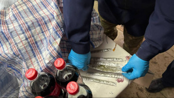 Фотография к новости: Сөмкенің бауына жасырған: Түрмеге есірткі өткізбек болған азамат ұсталды