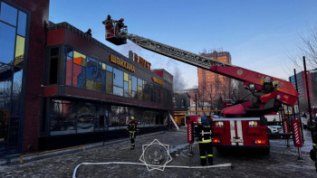 Фотография к новости: Астанада дәмхана өртенді