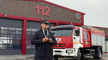 Фотография к новости: Әуеден барлау: өрт сөндірушілерге жол беріле ме?