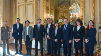 Фотография к новости: Қазақстан мен Франция стратегиялық серіктестіктің жоғары деңгейін растады