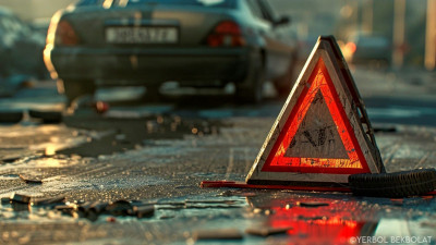 "Рөлде отырған жүргізушінің жүрегі тоқтап қалған": Алматыда бірнеше көлік соқтығысты