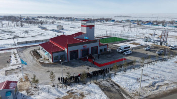 Фотография к новости: Байғанин ауданындағы ауылда 58 жылдағы алғашқы өрт сөндіру бекеті ашылды – Ақтөбе облысы