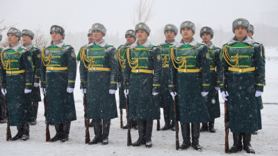 Астанада тәжік-ауған шекарасында қызмет еткен жауынгерлерді еске алды
