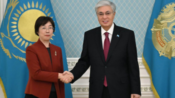 Фотография к новости: Тоқаев Азия инфрақұрылымдық инвестициялар банкінің президенті Цзоу Цзяиді қабылдады