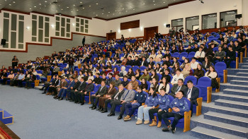 Фотография к новости: "Хабар" арнасы қоғам дертіне қарсы: Студенттерге арнайы көрсетілім өтті