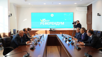 Фотография к новости: ТМД байқаушылары референдумға дайындықты бағалайды