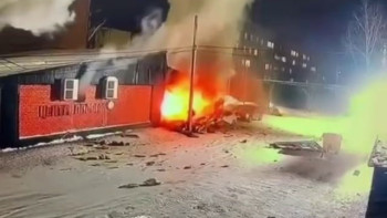 Фотография к новости: Щучинскіде кафе жарылысы мен өрт: Куәгерлер видеосы тарады