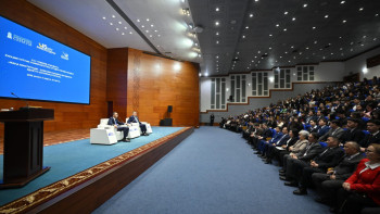 Фотография к новости: Мәулен Әшімбаев: Жаңа конституция жастардың әлеуетін ашудың берік негізін қалыптастырады